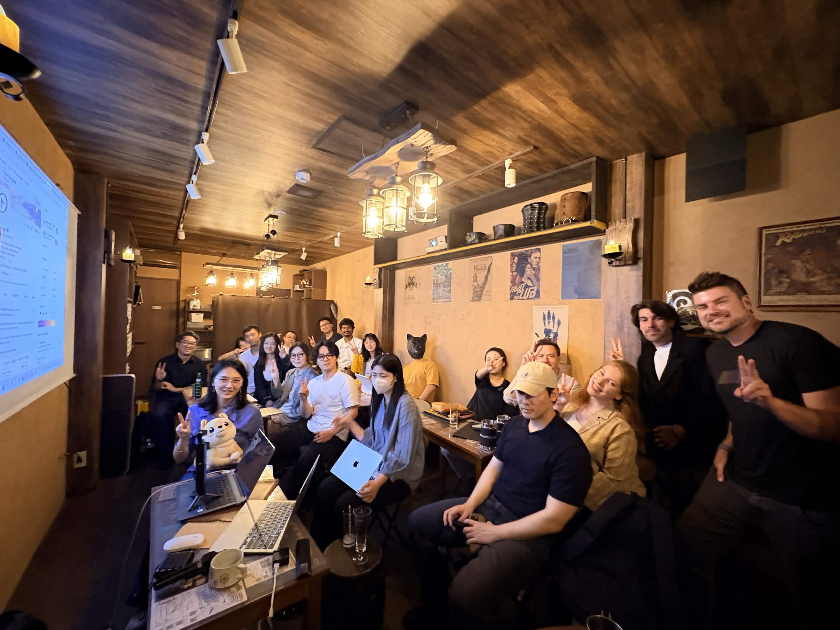 Participants gathered for the Osaka Open Design meetup