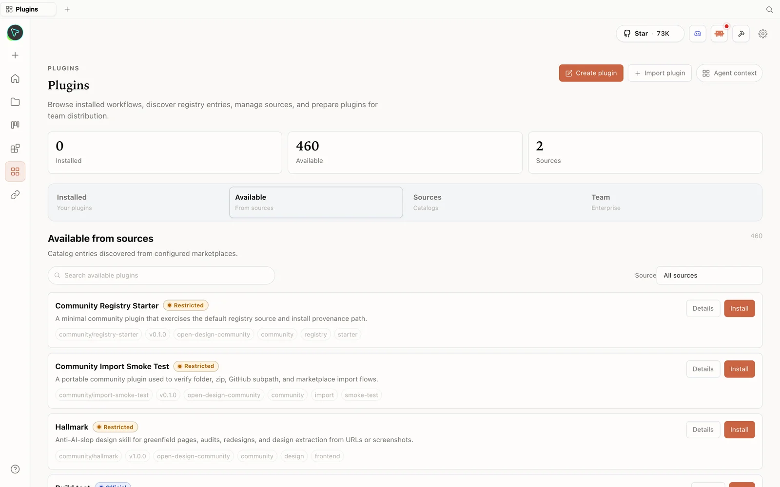 The Open Design plugin library, with installable skills.